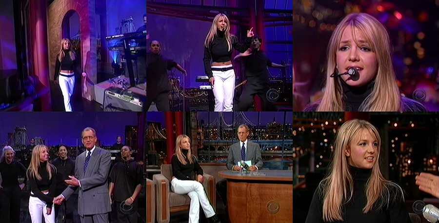 Britney Spears - …Baby One More Time + Interview – David Letterman Show 1999 [VHS-Rip]