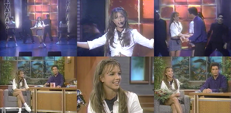 Britney Spears - ...Baby One More Time + Interview (The Howie Mandel Show 1999) [VHS-Rip 480P]