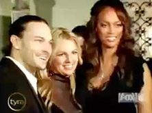 ➤ Sony BMG Grammy Awards Party - Britney and Tyra Banks